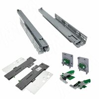 DYNAPRO TIPMATIC SOFT-CLOSE направляющая 350 мм, открывание от нажатия/плавное закрывание