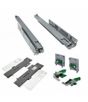 DYNAPRO TIPMATIC SOFT-CLOSE направляющая 350 мм, открывание от нажатия/плавное закрывание