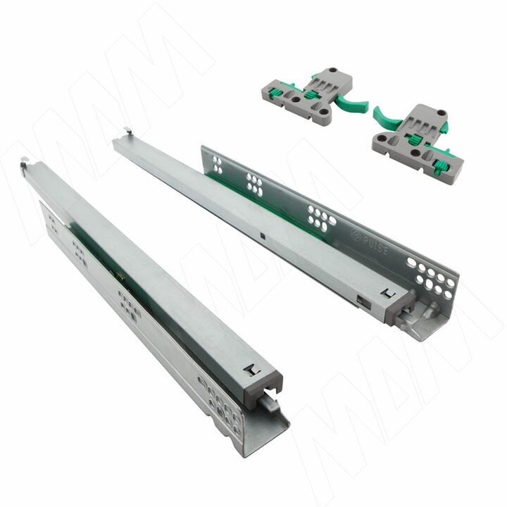 VEKTOR LS направляющие 400 мм, ниж. крепления, полн. выдвижения, плав. закрывания