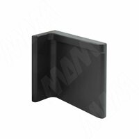 LIBRA H11 Заглушка для мебельного навеса, пластик, антрацит, левая