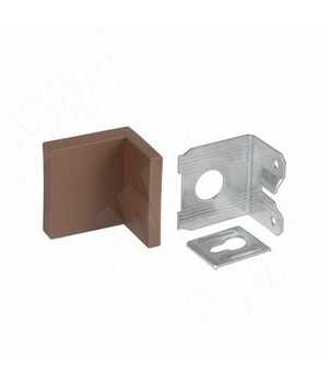 Мебельный навес универсальный, металл, коричневая пластиковая заглушка, 15 кг