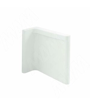 LIBRA H11 Заглушка для мебельного навеса, пластик, белая, левая