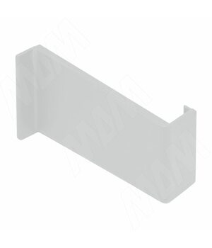 Заглушка для мебельного навеса, пластик, белая, правая