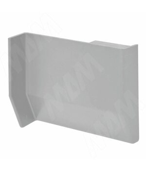 801 Заглушка для мебельного навеса, пластик, серая, правая