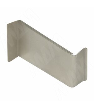 806 Заглушка для мебельного навеса, металл, никель, левая