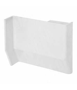 801 Заглушка для мебельного навеса, пластик, белая, правая