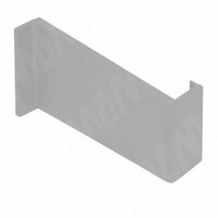 Заглушка для мебельного навеса, пластик, серая, правая