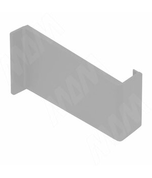 Заглушка для мебельного навеса, пластик, серая, правая