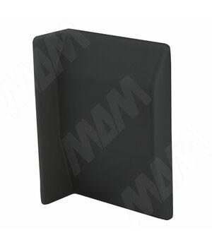 807 Заглушка для мебельного навеса, пластик, черная, левая