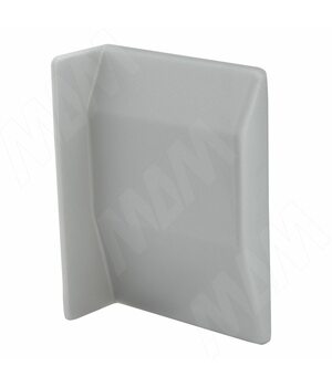 807 Заглушка для мебельного навеса, пластик, серая, правая