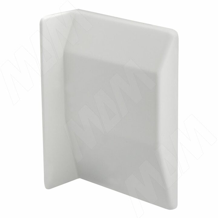 807 Заглушка для мебельного навеса, пластик, белая, левая