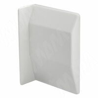 807 Заглушка для мебельного навеса, пластик, белая, правая