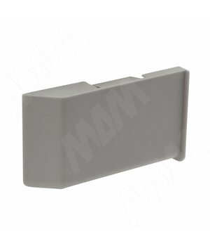 K020 Заглушка для мебельного навеса, пластик, серая, левая