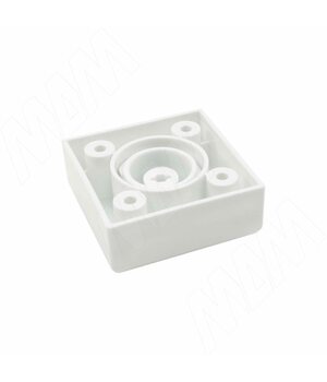 Опора декоративная Н20+8мм белый матовый