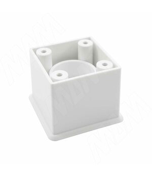 Опора декоративная Н45+8мм белый матовый