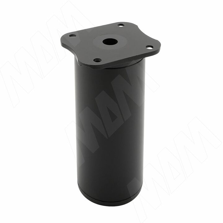 Опора декоративная D40мм, Н180+18мм черный матовый