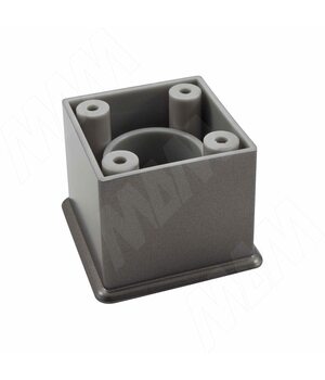 Опора декоративная Н45+8мм графит