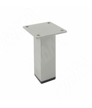 Опора 30х30х1,2 Н100мм хром матовый