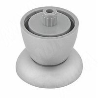 Опора декоративная Н42+10мм хром матовый