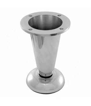 Опора декоративная Н105+8мм хром