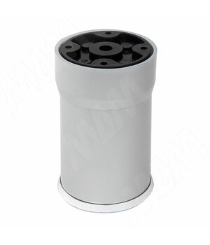 Опора декоративная D56мм, Н60+27мм хром матовый/хром