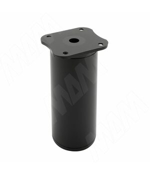 Опора декоративная Н100+18мм черный матовый