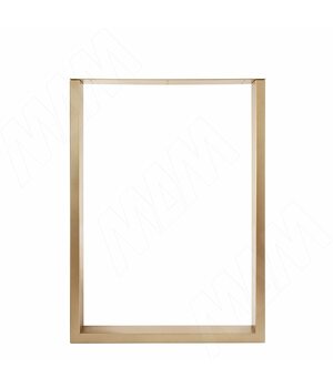 Опора для стола П-образная, 60х30, H820-870 (+10 мм), золото матовое