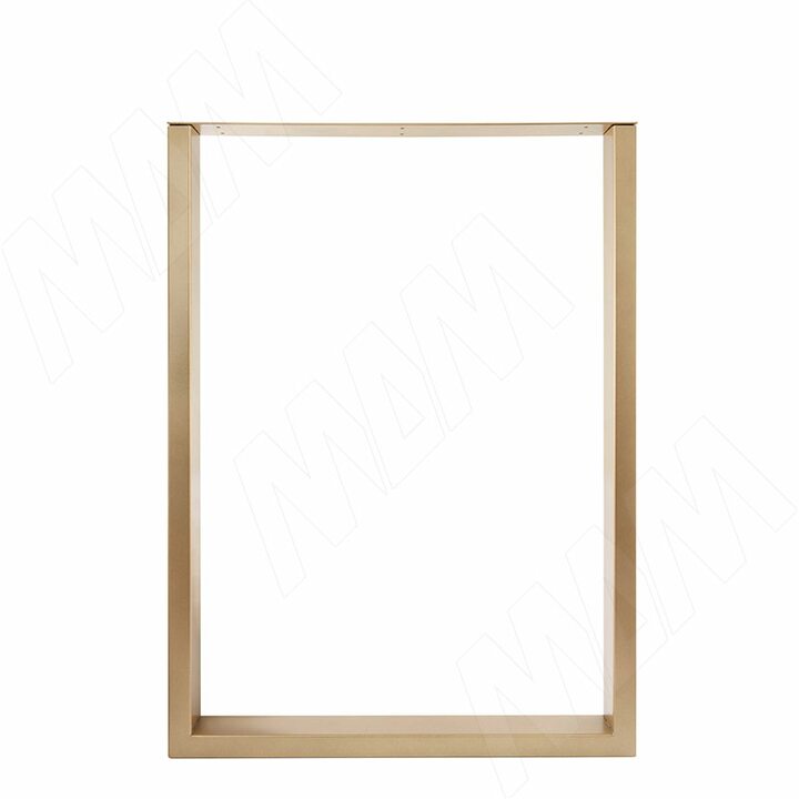 Опора для стола П-образная, 60х30, H820-870 (+10 мм), золото матовое