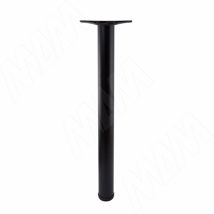 Опора для стола, D60, H710+25 мм, черный, 4шт.