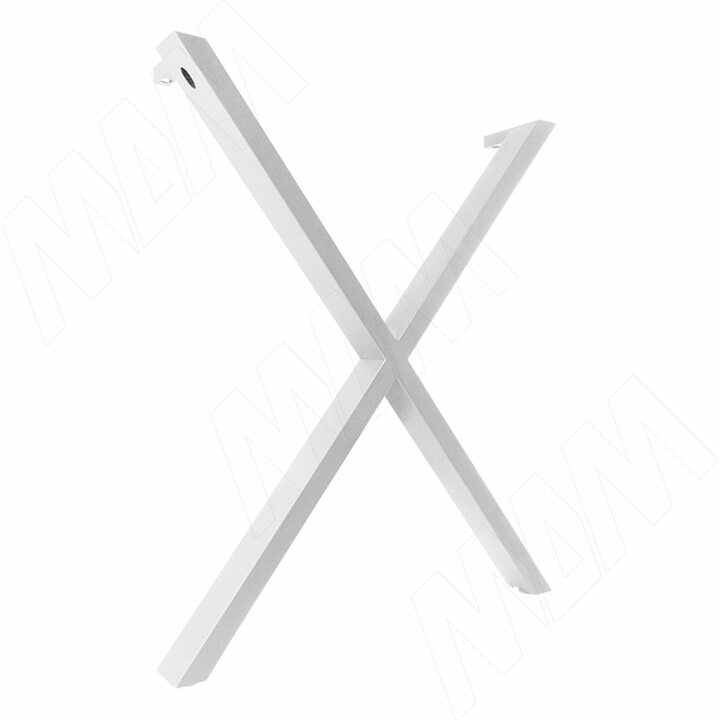 Аспен опора для стола X-образная, 60х30, H715+10 мм, белый, 1шт.