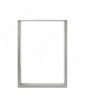 Опора для стола П-образная, 60х30, H820-870 (+10 мм), хром матовый