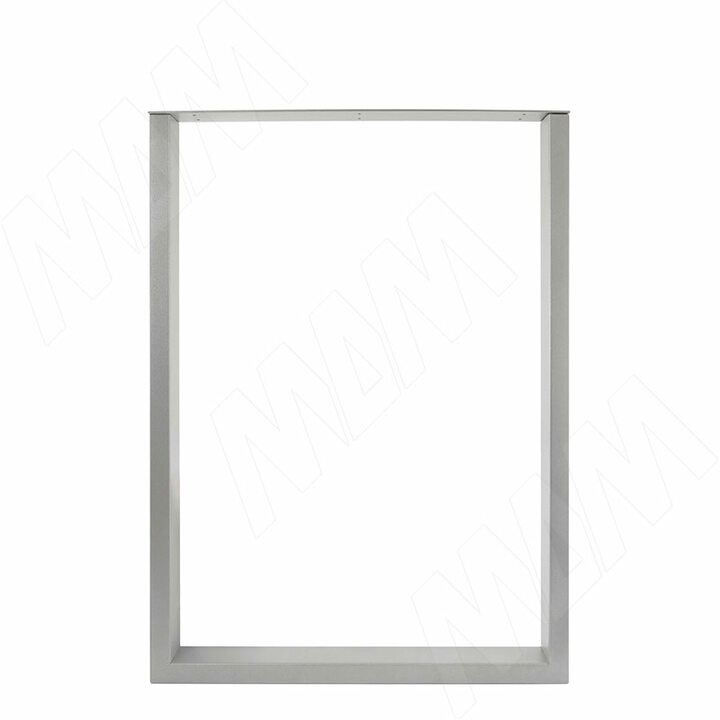 Опора для стола П-образная, 60х30, H820-870 (+10 мм), хром матовый