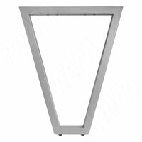 Опора для стола V-образная, 40х40, H715+10 мм, хром матовый, 1шт.