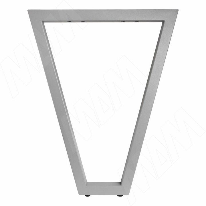 Опора для стола V-образная, 40х40, H715+10 мм, хром матовый, 1шт.