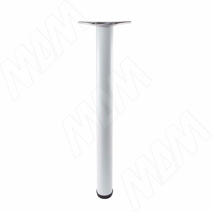 Опора для стола, D60, H710+25 мм, белый, 4шт.