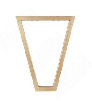 Опора для стола V-образная, 40х40, H715+10 мм, золото матовое