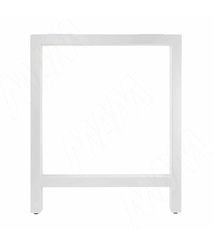 Барселона опора для стола П-образная, 40х40, H715+10 мм, белый