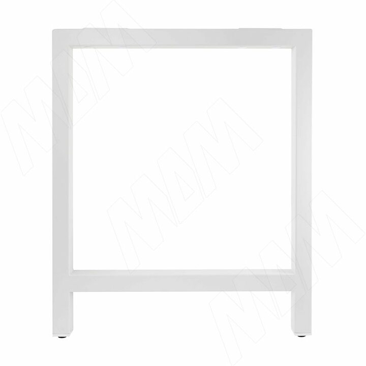 Барселона опора для стола П-образная, 40х40, H715+10 мм, белый