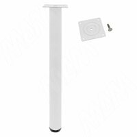 Опора для стола, D50, H720+20 мм, белый глянец, 4шт.