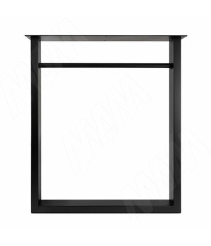 Севилья опора для стола П-образная, 60х30, H715+10 мм, черный