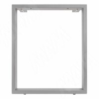 Опора для стола П-образная, 60х30, H715+10 мм, хром матовый, 1шт.