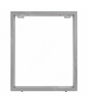 Опора для стола П-образная, 60х30, H715+10 мм, хром матовый, 1шт.