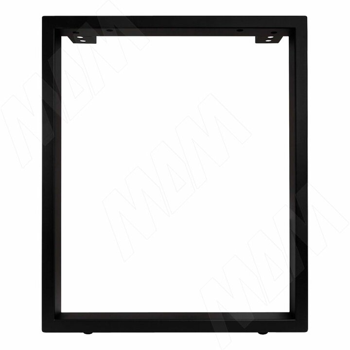 Опора для стола П-образная, 60х30, H715+10 мм, черный, 1шт.