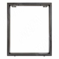 Опора для стола П-образная, 60х30, H715+10 мм, графит, 1шт.