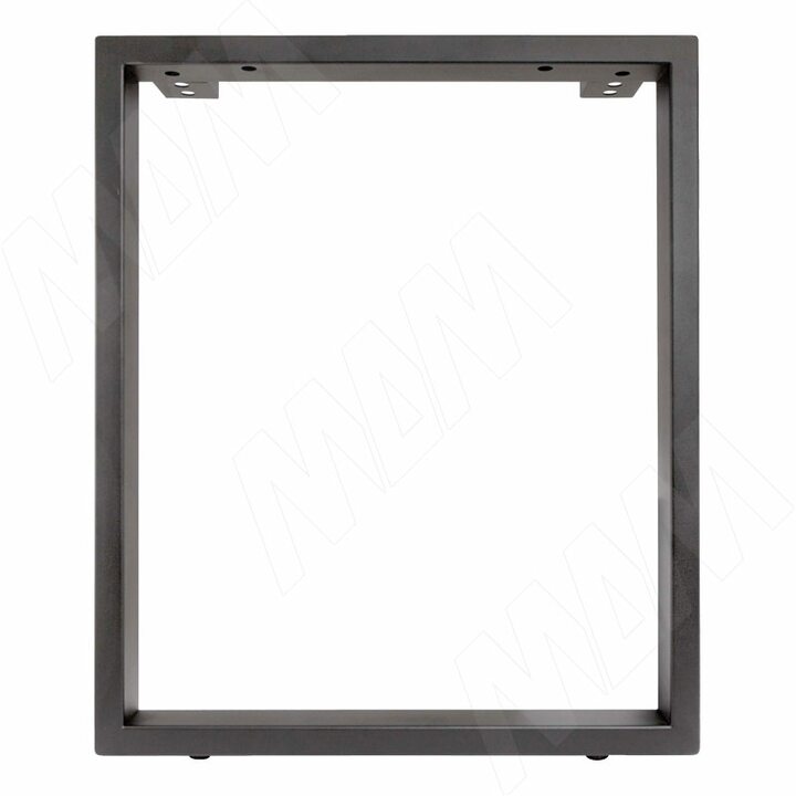 Опора для стола П-образная, 60х30, H715+10 мм, графит, 1шт.