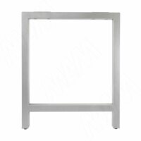 Барселона опора для стола П-образная, 40х40, H715+10 мм, хром матовый