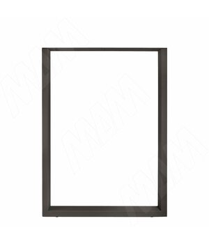 Опора для стола П-образная, 60х30, H820-870 (+10 мм), графит, 1шт.