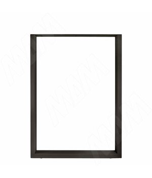 Опора для стола П-образная, 60х30, H820-870 (+10 мм), черный, 1шт.