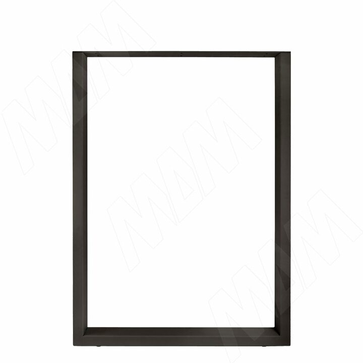 Опора для стола П-образная, 60х30, H820-870 (+10 мм), черный, 1шт.