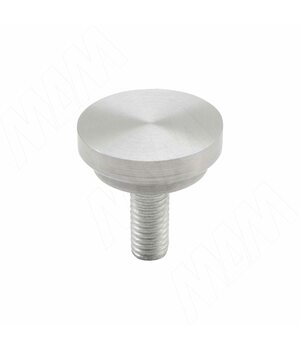 Элемент для клейки стекла на трубу d 25 с винтом М8 сталь